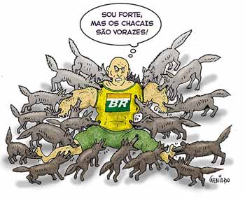 Charge: Genildo - Os chacais da Petrobras