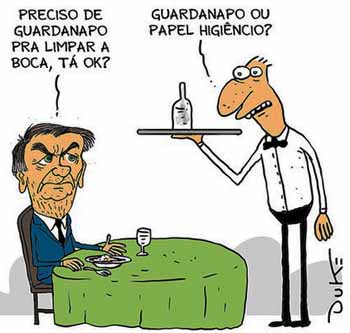 Charge: Duke - Bolsonaro