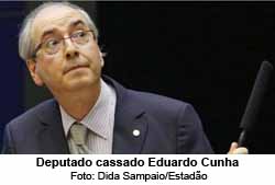 Deputado cassado Eduardo Cunha -  Foto: Dida Sampaio / Estado