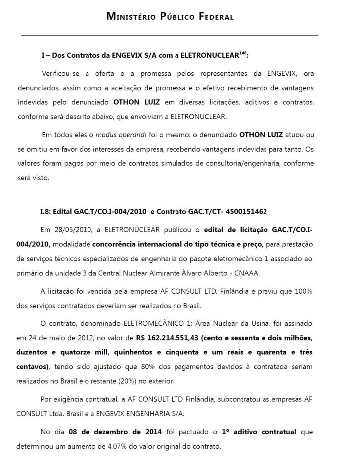 Temer: Techo da denncia do contrato AF x Angra - Estadao / 21.03.2019
