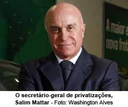 O secretrio-geral de privatizaes, Salim Mattar - Foto: Washington Alves