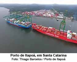 Porto de Itapo, em Santa Catarina - Foto: Thiago Barcelos / Porto de Itapo