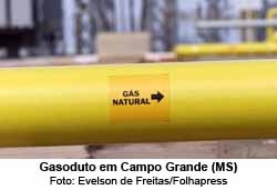 Gasoduto em Campo Grande, MS - Foto: Evelson de Freitas / Folhapress
