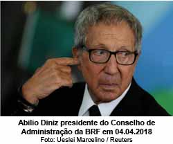 Abilio Diniz ex-presidente do Conselho de Administrao da BRF - Foto: Ueslei Marcelino / Teuters