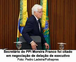 Secretrio do PPI Moreira Franco foi citado em negociao de delao de executivo - Foto: Pedro Ladeira/Folhapres