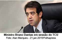Ministro Bruno Dantas em sesso do TCU - Foto: Alan Marques - 21.jan.2015 / Folhapress