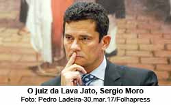 O juiz Sergio Moro - Foto: Pedro Ladeira 30.mar.2017 / Folhapress