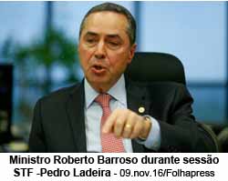 Ministro Luis Roberto Barroso - Foto: Pedro Ladeira / 09.11.2017 / Folhapress