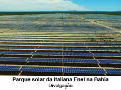 Parque de Enregia Solar da Enel na Bahia - Divulgao
