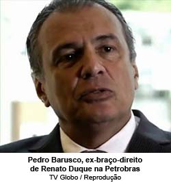 O Globo - 27/02/2015 - Pedro Barusco, ex-brao-direito de Renato Duque na Petrobras - TV Globo / Reproduo