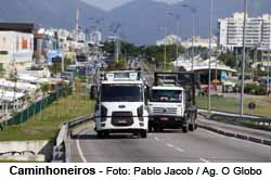 Caminhoneiros - Foto: Pablo Jacob / Agncia O Globo