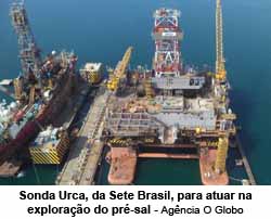 Sonda Urca, da Sete Brasil,para atuar na explorao do pr-sal - Agncia Globo