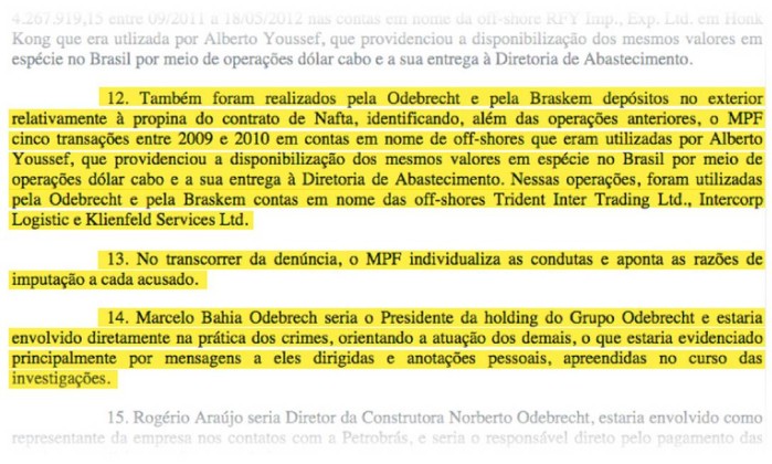 O Globo - 09/03/16 - Trecho da condenao do empresrio Marcelo Odebrecht - Reproduo