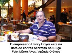 O Globo - 12/03/2015 - O empresrio Henry Hoyer est na lista de contas secretas na Sua - Foto: Mrcio Alves / Agncia O Globo
