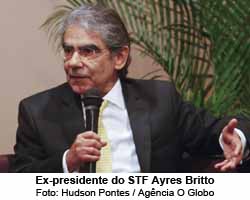 Ex-presidente do STF Ayres Britto - Hudson Pontes / Agncia O Globo