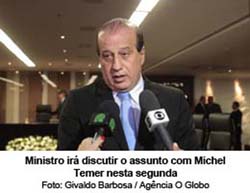 O Globo 18/11/14 - Ministro ir discutir o assunto com Michel Temer nesta segunda - Givaldo Barbosa / Agncia O Globo