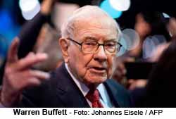 Warren Buffett - Foto: Johannes Eisele / AFP