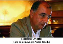 Rogrio Onofre. Foto de arquivo de Andr Coelho