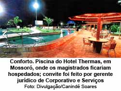 O Globo - 29/03/2015 - Hotel Thermas: Local de hospedagem dos juzes