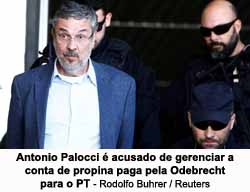 Antonio Palocci  acusado de gerenciar a conta de propina paga pela Odebrecht para o PT - Rodolfo Buhrer / Reuters