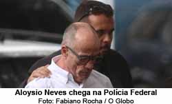 Aloysio Neves chega na Polcia Federal - Foto: Fabiano Rocha / O Globo