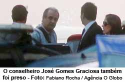 O conselheiro Jos Gomes Graciosa tambm foi preso - Fabiano Rocha / Agncia O Globo