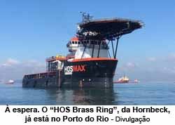  espera. O HOS Brass Ring, da Hornbeck, j est no Porto do Rio - Divulgao