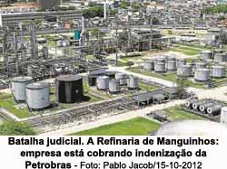 Batalha judicial. A Refinaria de Manguinhos: empresa est cobrando indenizao da Petrobras - Pablo Jacob/15-10-2012
