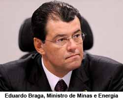 Eduardo Braga, Ministro de Minas e Energia