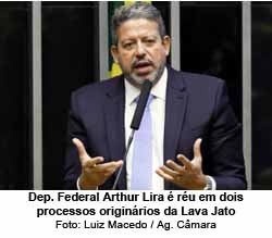 Dep. Federal Arthur Lira  ru em dois processos originrios da Lava Jato - Foto: Luiz Macedo / Ag. Cmara