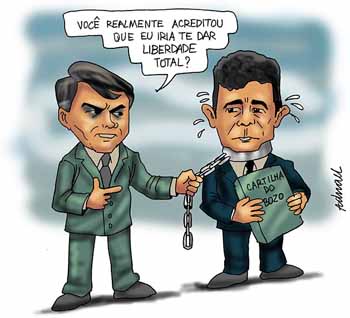 Charge: Adnael - Bolsonaro x Moro
