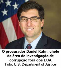 O procurador Daniel Kahn, chefe da rea de investigao de corrupo fora dos EUA - Foto: U.S. Department of Justice