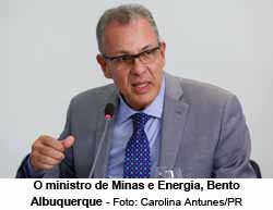O ministro de Minas e Energia, Bento Albuquerque - Foto: Carolina Antunes/PR