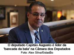 O deputado Capito Augusto  lder da 'bancada da bala' na Cmara dos Deputados  Foto: Alex Silva/Estado