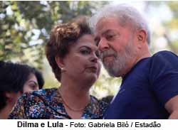 Dilma e Lula - Foto: Gabriela Bil / Estado