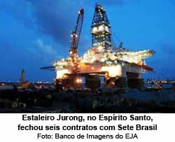 Estaleiro Jurong, no Esprito Santo, fechou seis contratos com Sete Brasil / Foto: Banco de Imagens do EJA