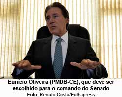 Euncio Oliveira (PMDB-CE), que deve ser escolhido para o comando do Senado - Foto: Renato Costa/Folhapress