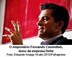 O empresrio Fernando Cavendish, dono da empresa Delta - Foto: Eduardo Knapp-18.abr.2012/Folhapress