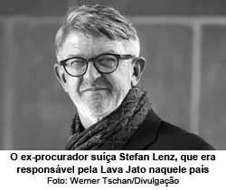 O ex-procurador sua Stefan Lenz, que era responsvel pela Lava Jato naquele pas - Foto: Werner Tschan/Divulgao