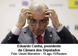 Eduardo Cunha afastado das funes de deputado - Foto: Ueslei MArcelino 18.ago.2015 /  Ag. Reuters