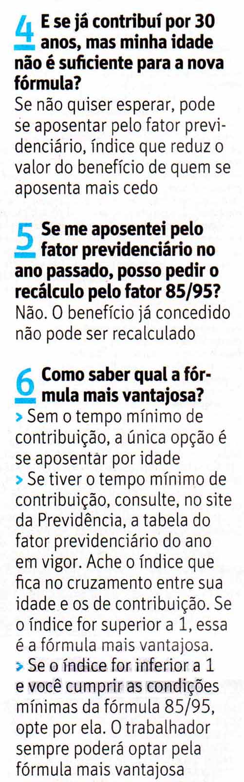 Folha de So Paulo - 06/11/15 - Aposentadoria: 6 Perguntas