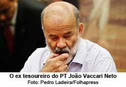 Ex-tesoureiro do PT, Vaccari - Foto: Pedro Ladeira / Folhapress