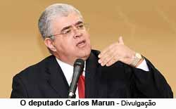O deputado Carlos Marun - Divulgao