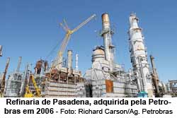 Refinaria e Pasadena, adquierida pela Petrobras em 2006  -  Foto Richard Carson / Ag. Petrobras