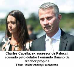 Charles Capella, ex-assessor de Palocci, acusado pelo delator Fernando Baiano de receber propina - Heuler Andrey/Folhapress