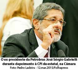 Folha de So Paulo - 18/11/15 - O ex-presidente da Petrobras Jos Srgio Gabrielli durante depoimento  CPI da estatal, na Cmara - Pedro Ladeira - 12.mar.2015/Folhapress