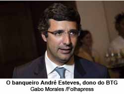 O banqueiro Andr Esteves, dono do BTG - Gabo Morales /Folhapress