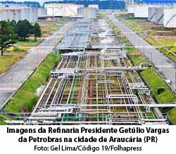 Folha de So Paulo - 27/07/15 - Imagens da Refinaria Presidente Getlio Vargas da Petrobras na cidade de Araucria (PR) - Foto: Gel Lima/Cdigo 19/Folhapress