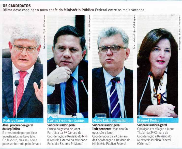 Folha de So Paulo - 30/07/15 - MPF: Eleies e candidatos
