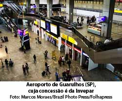 Folha de So Paulo - 31/07/15 - Aeroporto de Guarulhos (SP), cuja concesso  da Invepar - Marcos Moraes/Brazil Photo Press/Folhapress